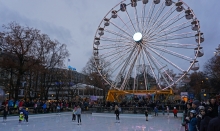 Skating at Christmas 