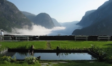 Stalheim Hotel has a beautiful view over the Nærøy valley