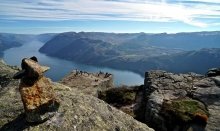 Wonderful hiking to the Pulpit Rock