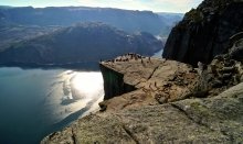 Pulpit Rock attracks thousands of tourists from all over the world